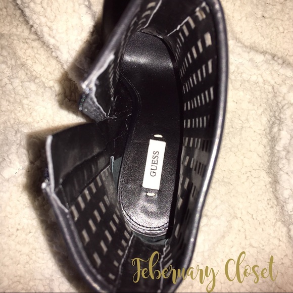 SOLD. Black Heels by Guess - Picture 6 of 7